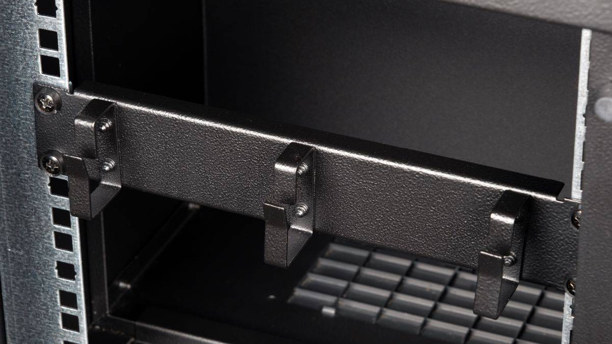 EQUIP - 10"" Kabeldurchführung mit Ringeinsatz 1U schwarz-3