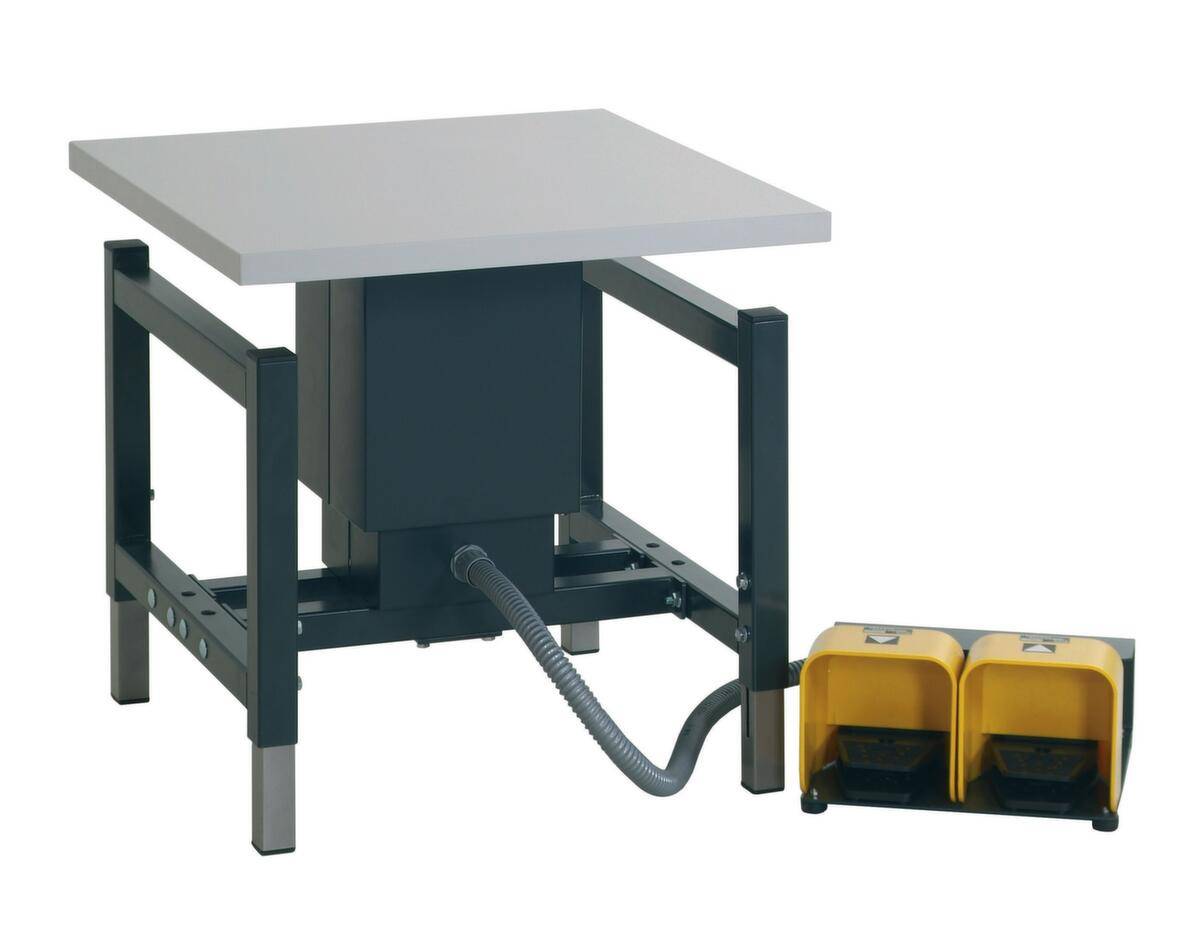 Pneumatischer Hubtisch,Tragl. 60kg,Plattform geschlossen-3