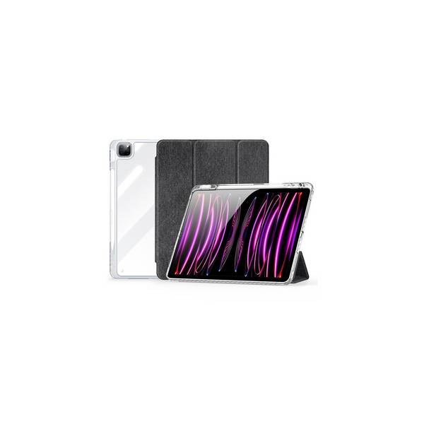 Tablet-Hülle mit Stifthalter & Auto Sleep Wake kompatibel mit iPad Air 11" 2024 Schwarz