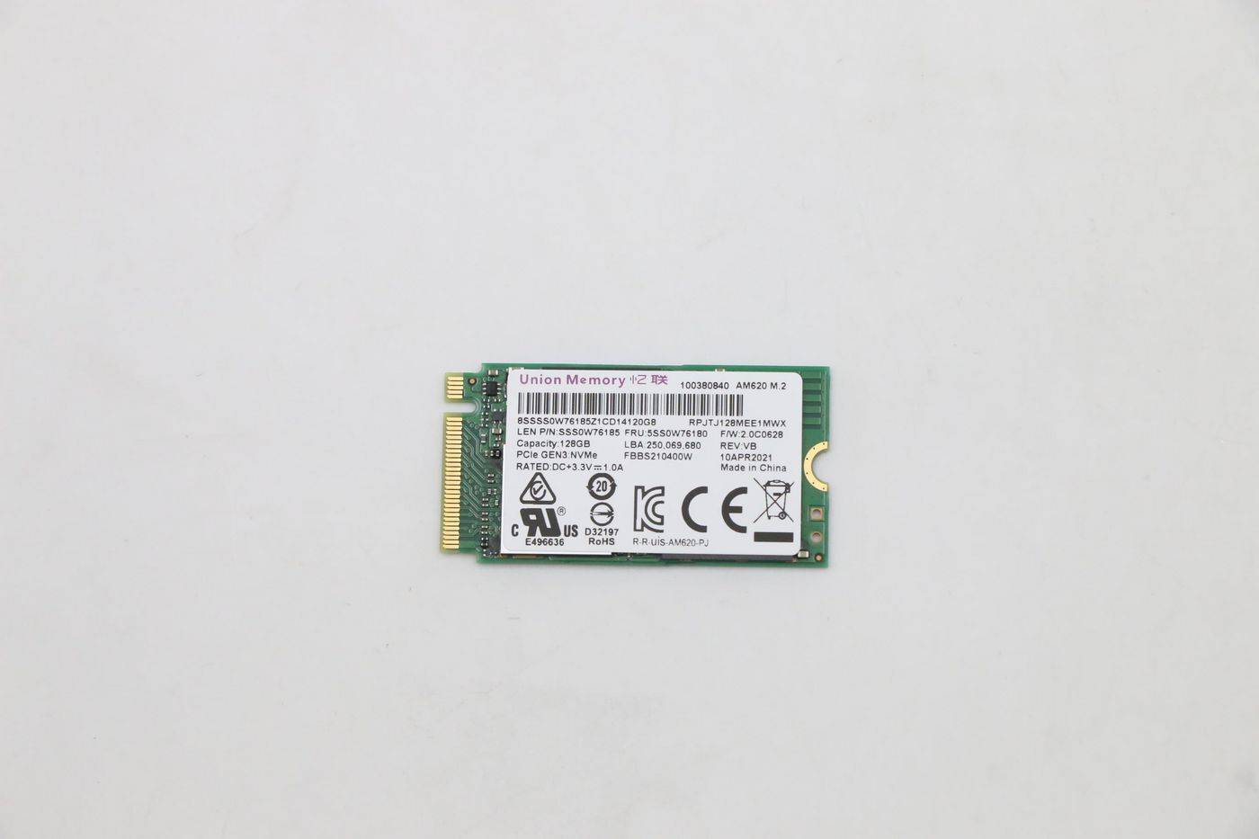 5SS0W76180 Internal Solid State Drive U.2 128 GB PCI Express 3.0 NVMe (5SS0W76180)-0