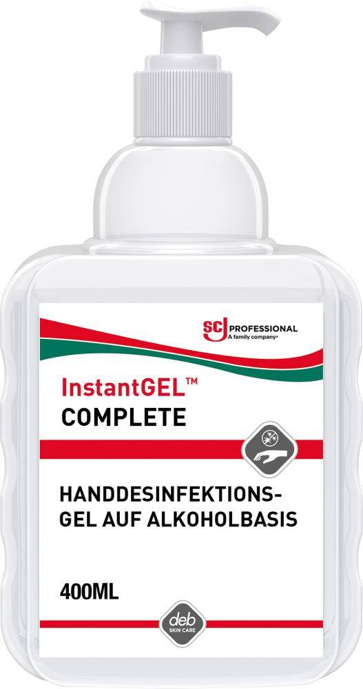 InstantGEL Complete Gel-Handdesinfektion 400 ml Pumpflasche Alkoholbasis-0
