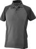 Poloshirt Bottrop, MG, Gr.M,dkl.anthr./schw.