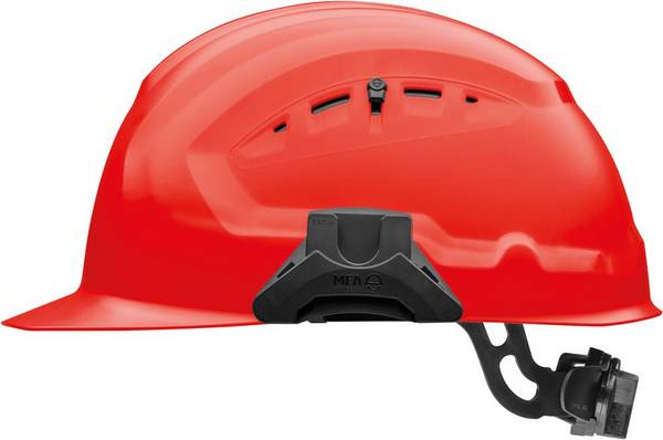 Schutzhelm CrossGuard mit Drehverschluss, rot