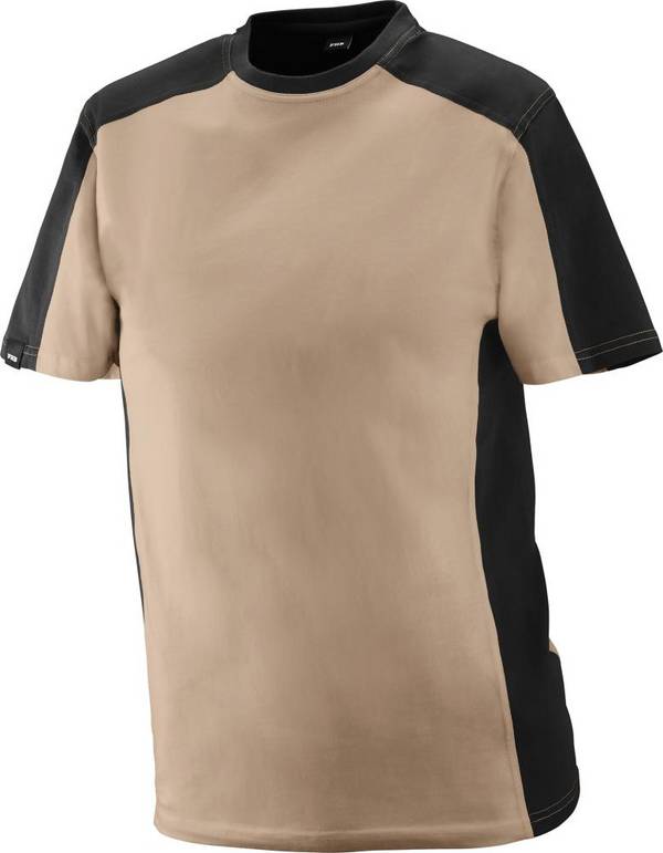T-Shirt Marc, Gr. S, beige/schwarz