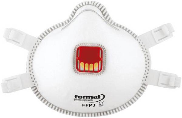 Atemschutzkonturmaske, m. Ventil, FFP3, FORMAT