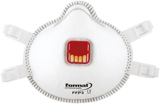 Atemschutzkonturmaske, m. Ventil, FFP3, FORMAT-0