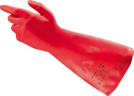 ANSELL Handschuh AlphaTecSolvex 37-900 Kat. III rot/rot Gr. 9