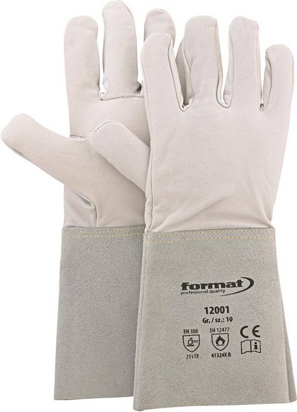 Schweißerhandschuh, Schafnappa, Gr.10, FORMAT