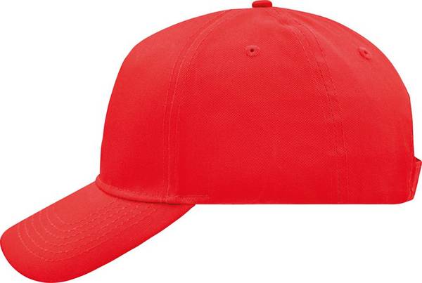 5 Panel Cap MB6117, rot