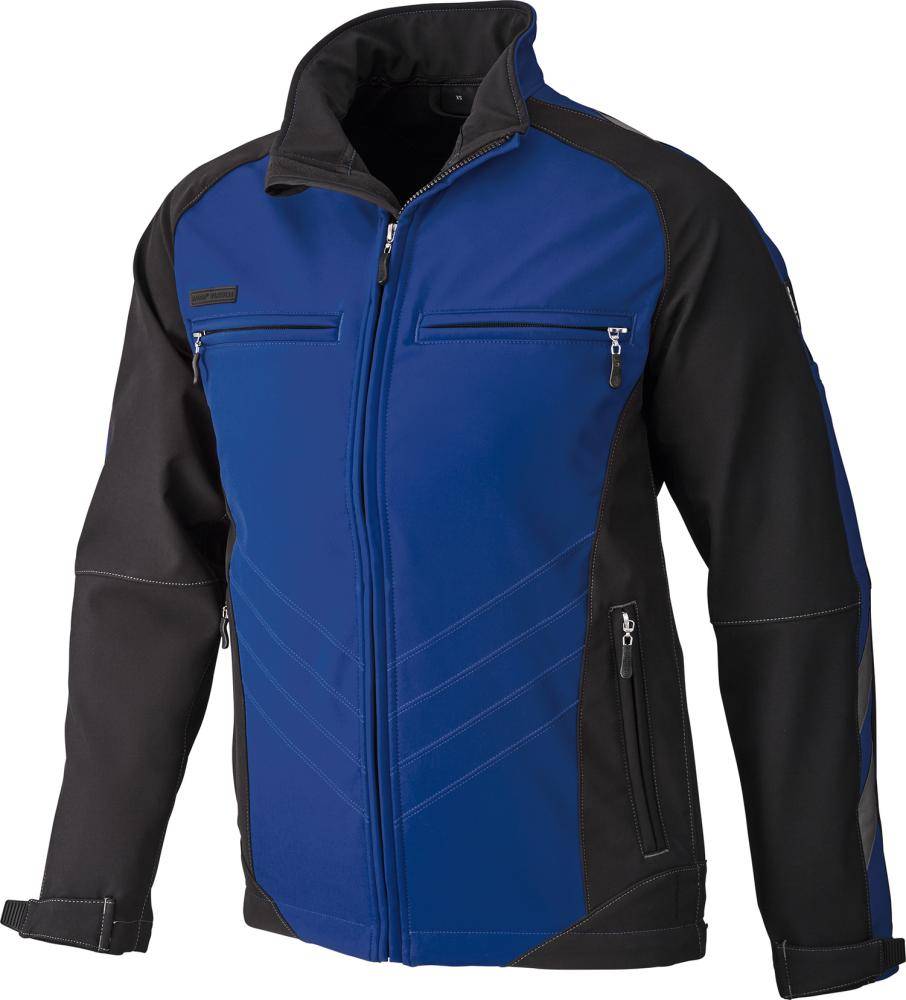 Jacke Dresden, Softshell, Gr. M, kornbl./schw.bl.-0
