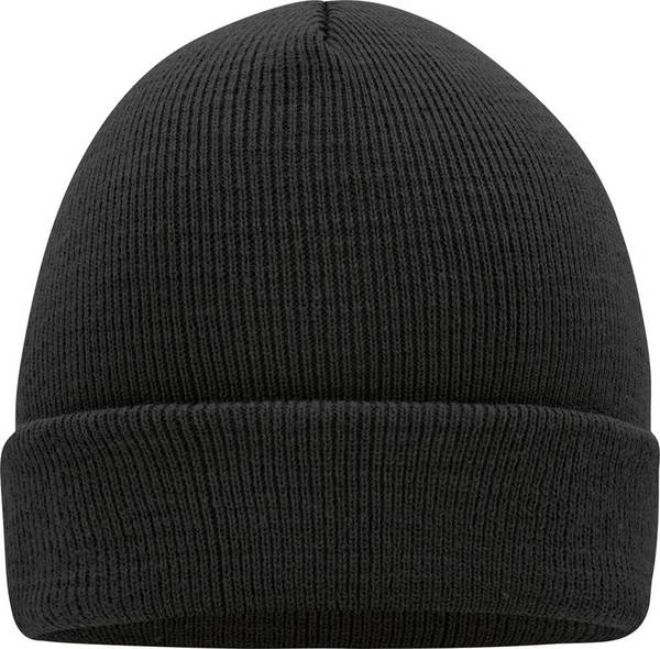 Knitted Cap, MB7500, schwarz