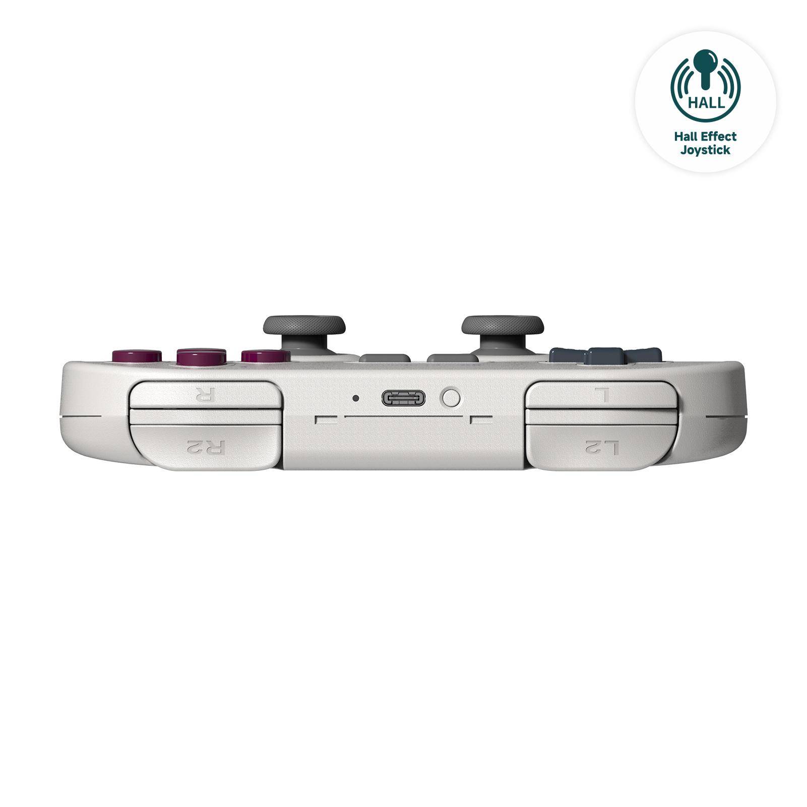 8Bitdo SN30 Pro hellgrau Hall Effect Joystick G Classic - Joystick-3