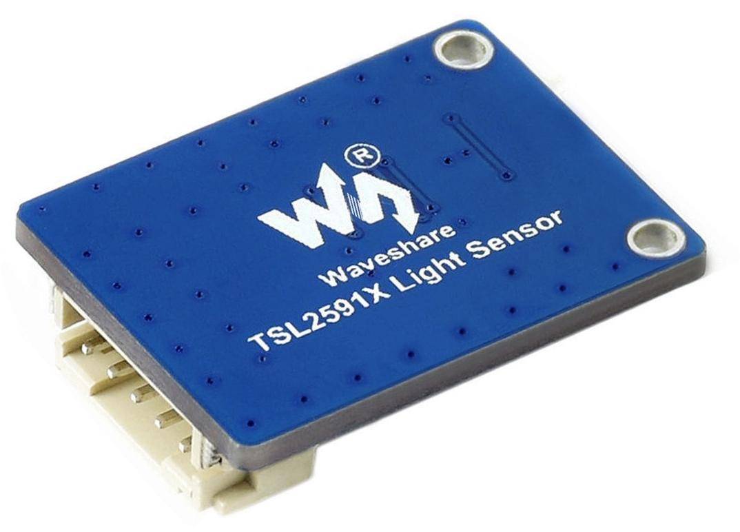 Waveshare TSL25911, Umgebungslichtsensor, TSL25911FN, 88000Lux, 600M1, I2C-3