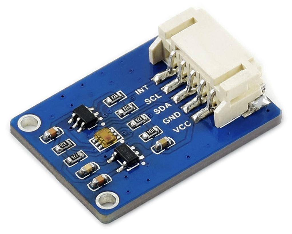 Waveshare TSL25911, Umgebungslichtsensor, TSL25911FN, 88000Lux, 600M1, I2C-4