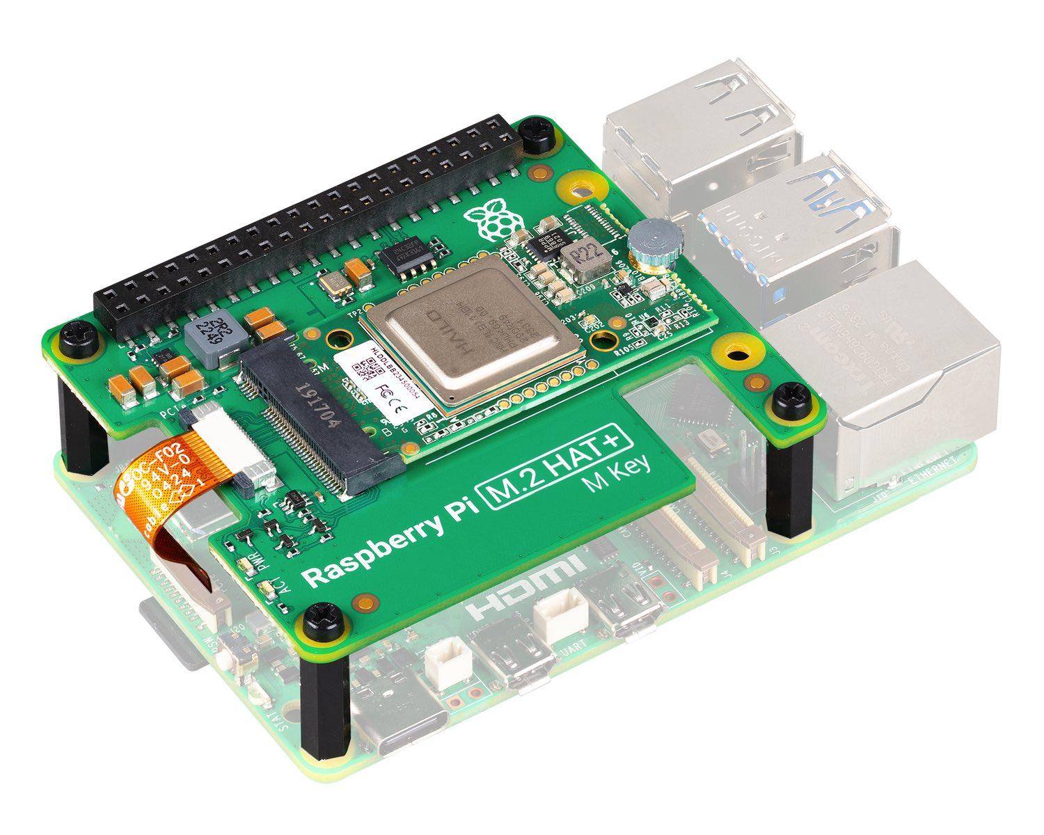 Raspberry Pi® AI Kit Raspberry Pi® Erweiterungs-Platine