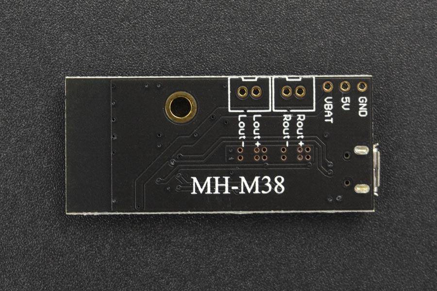 DFRobot Bluetooth 4.2 Audio-Empfängerplatine, Dualer 5W-Verstärker, 15m Reichweite, WAV, 3,7-5V-2