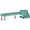 Teleskoplader 5fache Höhenverstellung Tragfähigkeit 1250 - 8000 kg türkisblau. TAKKT Industrial & Packaging