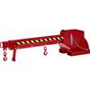 Teleskoplader 5fache Höhenverstellung Tragfähigkeit 1250 - 8000 kg feuerrot. TAKKT Industrial & Packaging GmbH