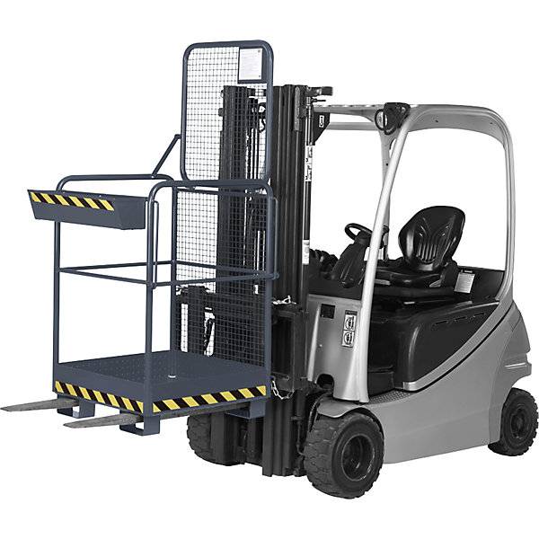 RR Industrietechnik Arbeitskorb Typ RAK-ONE 800x800x1900mm RAL7016 Anthrazitgrau-1