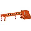 Teleskoplader 5fache Höhenverstellung Tragfähigkeit 1250 - 8000 kg rotorange. TAKKT Industrial & Packaging