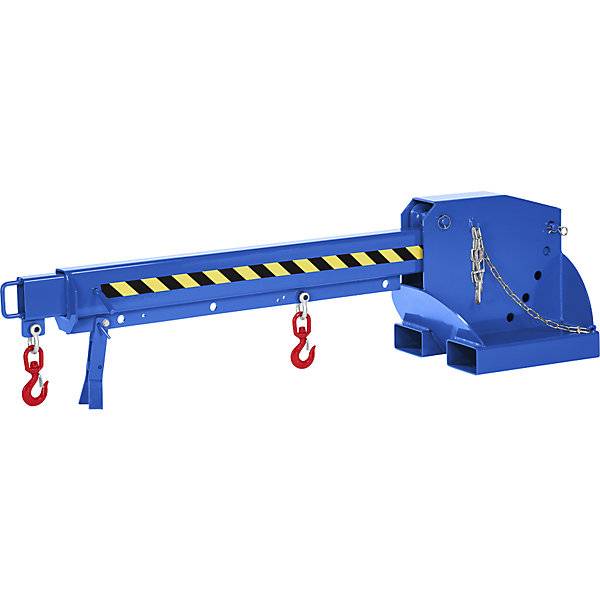 Teleskoplader 5fache Höhenverstellung Tragfähigkeit 1250 - 8000 kg enzianblau. TAKKT Industrial & Packaging-0