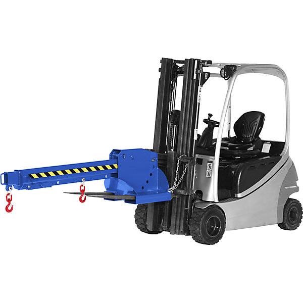 Teleskoplader 5fache Höhenverstellung Tragfähigkeit 1250 - 8000 kg enzianblau. TAKKT Industrial & Packaging-1