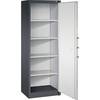Feuerschutzschrank Certos Höhe 1950 mm gemäß DIN 4102 B 646 mm schwarzgrau/lichtgrau. C+P Moebelsysteme | GmbH