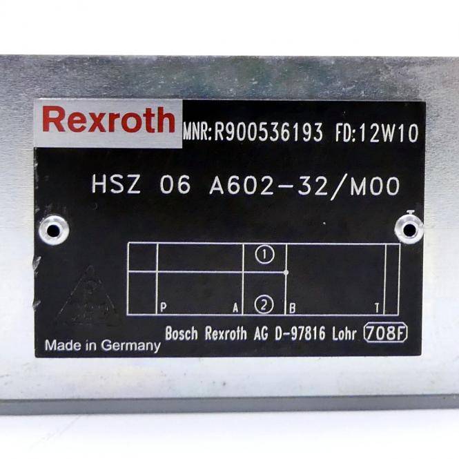 Rexroth Zwischenplatte HSZ 06 A602-32/M00 (R 900 536 193)-1