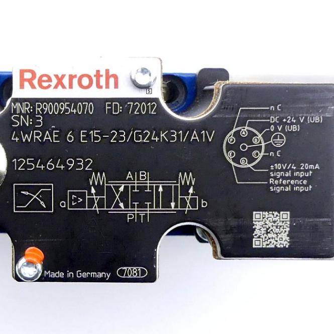Rexroth Proportional-Wegeventil 4WRAE 6 E15-23/G24K31/A1V (R900954070)-1