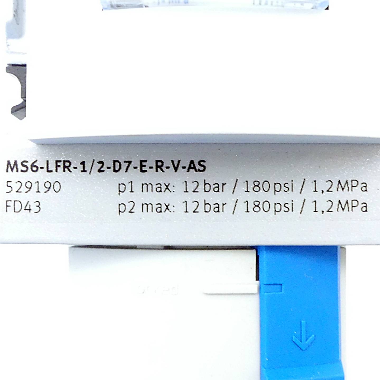 FESTO Filter-Regelventil 529190 (MS6-LFR-1/2-D7-E-R-V-AS)-1