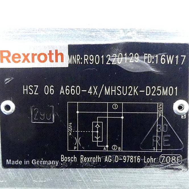 Rexroth Zwischenplatte HSZ 06 A660-4X/MHSU2K-D25M01 (R901220129)-1