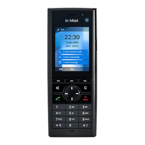 MITEL 712dt - DECT-Handset (2,4“ LCD-Farbdisplay | DECT & GAP | Duplex-Freisprechen | antimikrobiell | IP44)-0