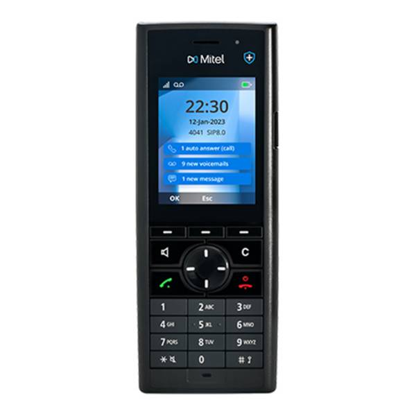 MITEL 712dt - DECT-Handset (2,4“ LCD-Farbdisplay | DECT & GAP | Duplex-Freisprechen | antimikrobiell | IP44)