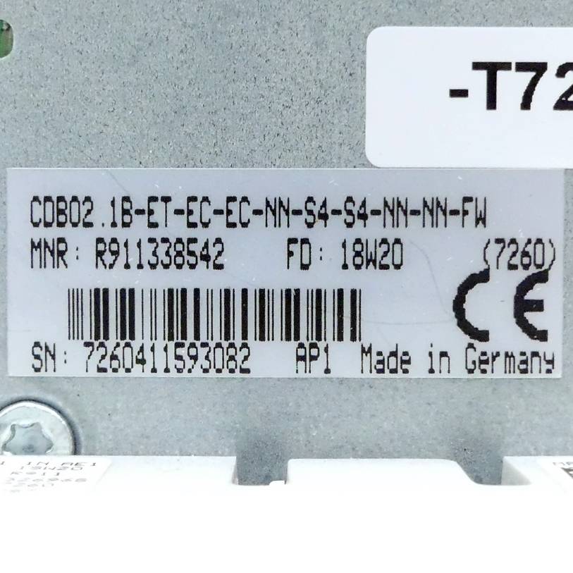 Rexroth Steuereinheit CDB02.1B-ET-EC-EC-NN-S4-S4-NN-NN-FW ( R911338542 )-1