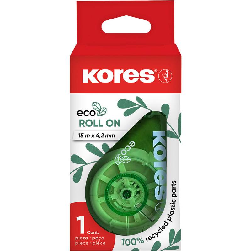 Kores Einweg-Korrekturroller "RollOn ECO", 4,2 mm x 15,0 m-0