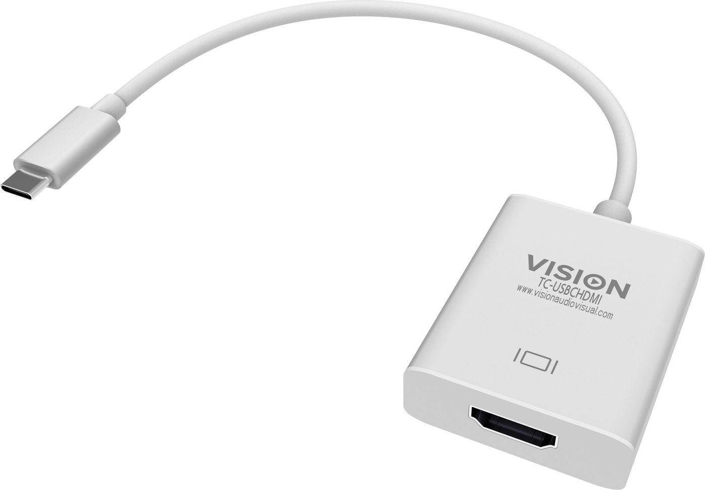Vision TC-USBCHDMI - External video adapter - USB-C 3.1 - HDMI - white - retail-0