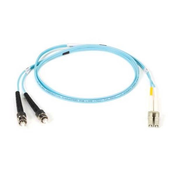 FO OM3 Patchkabel 50µm LZ0H - Aqua, LC-SC Duplex, 10m
