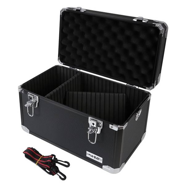 HMF 14801-02 Alu Transportkoffer, Aufbewahrungskoffer, individuelle Facheinteilung, 40 x 27,5 x 23,5 cm