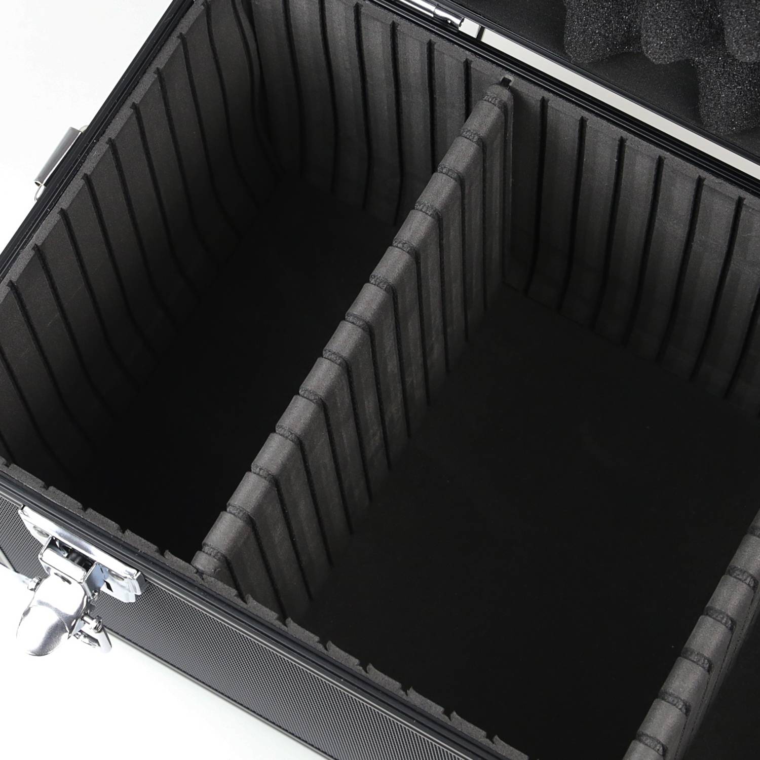 HMF 14801-02 Alu Transportkoffer, Aufbewahrungskoffer, individuelle Facheinteilung, 40 x 27,5 x 23,5 cm-3