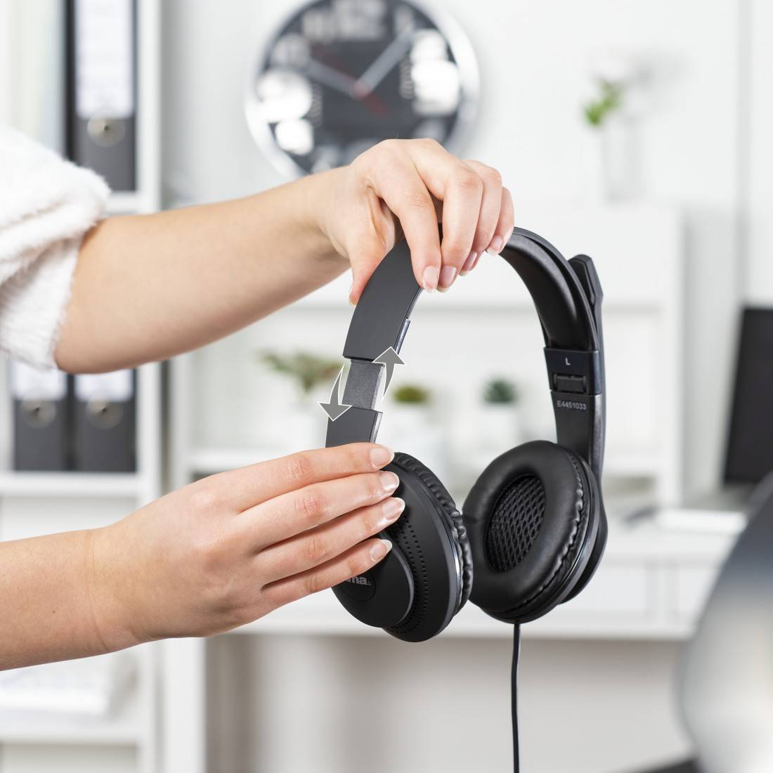 hama 00139924 PC-Office-Headset "HS-USB300", Stereo, Schwarz-2