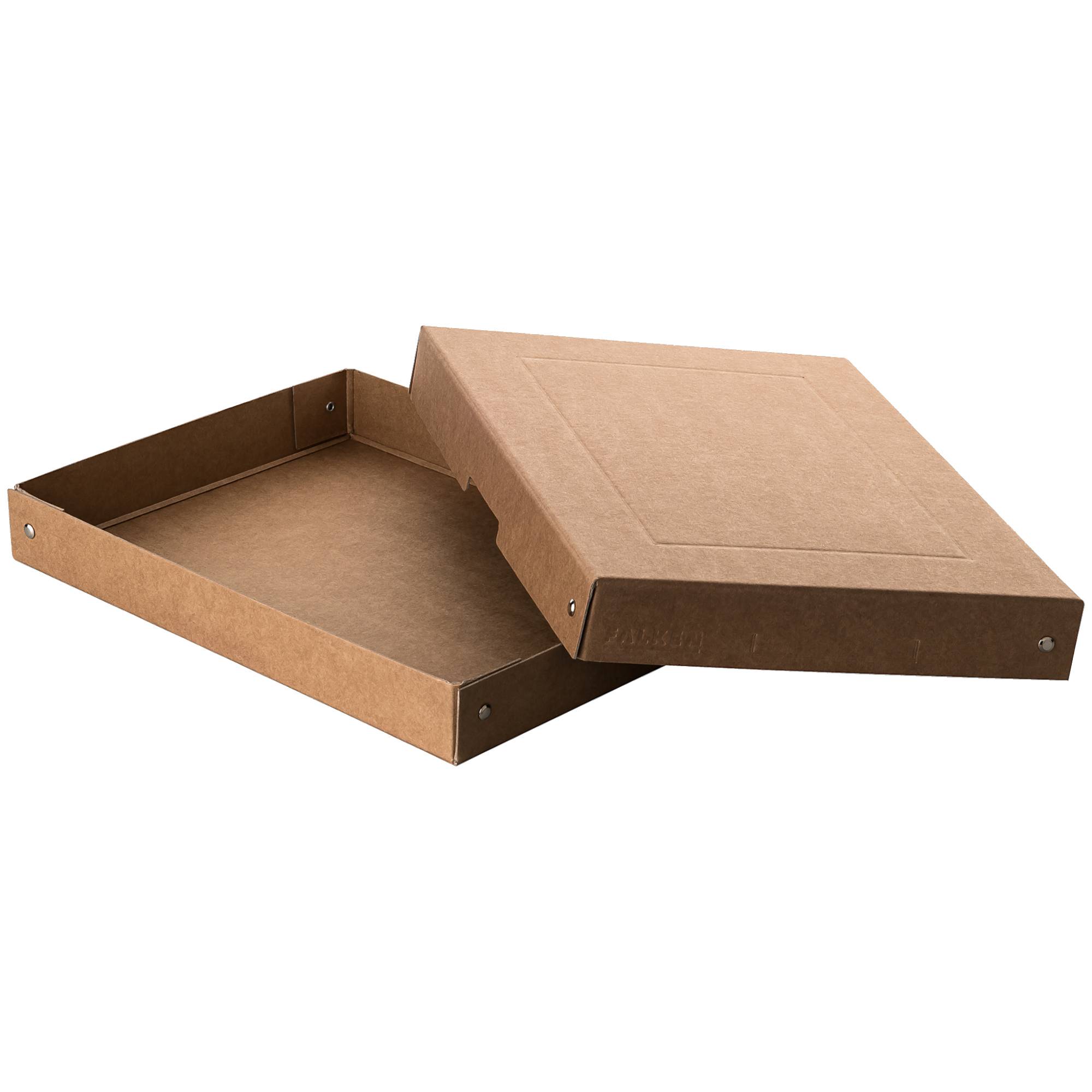 Aufbewahrungsbox PURE Box Nature A4 40mm braun-2