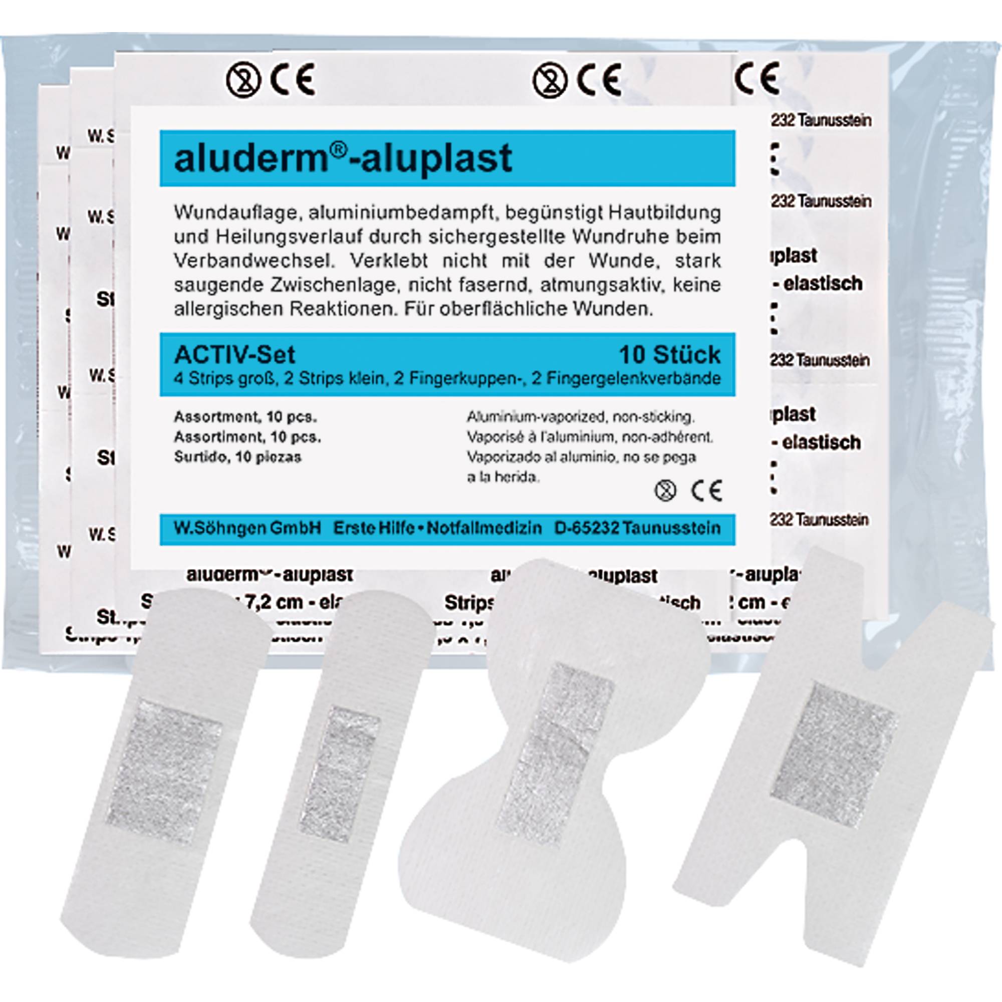 Wundpflaster Activ-Set aluplast Set 10 St./Pack.-0