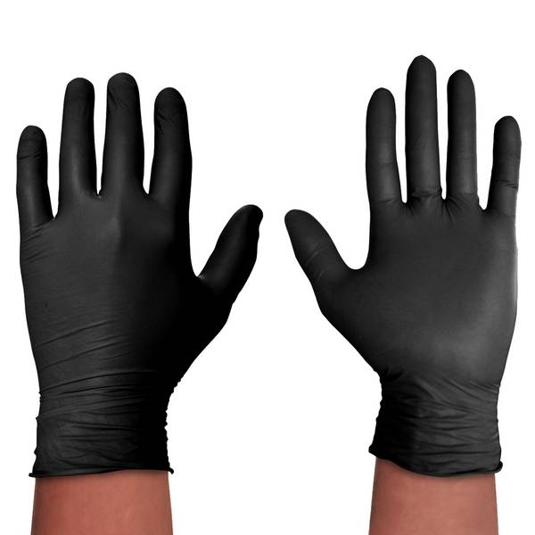 Spontex Handschuh Extra Black Gr.07 sw 100St. 12933017