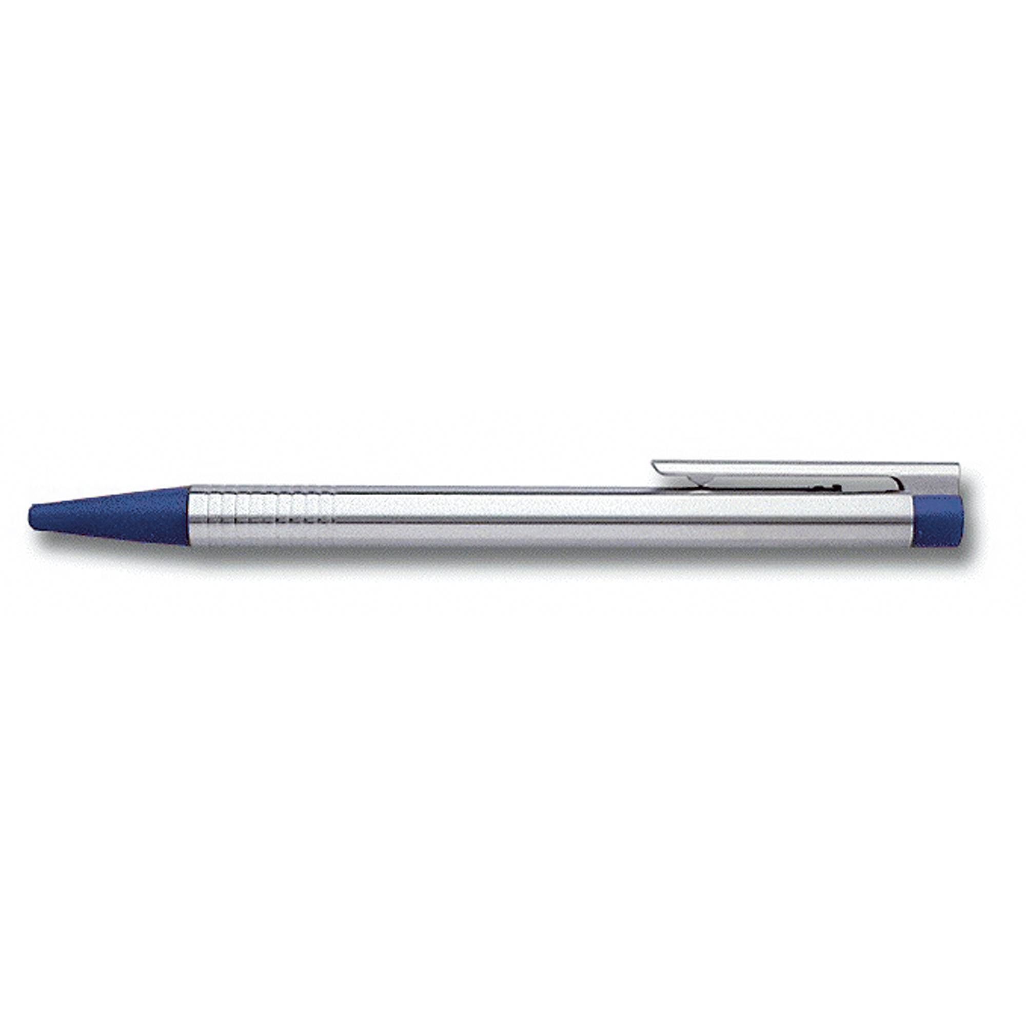 Kugelschreiber logo Schaft blau matt-0