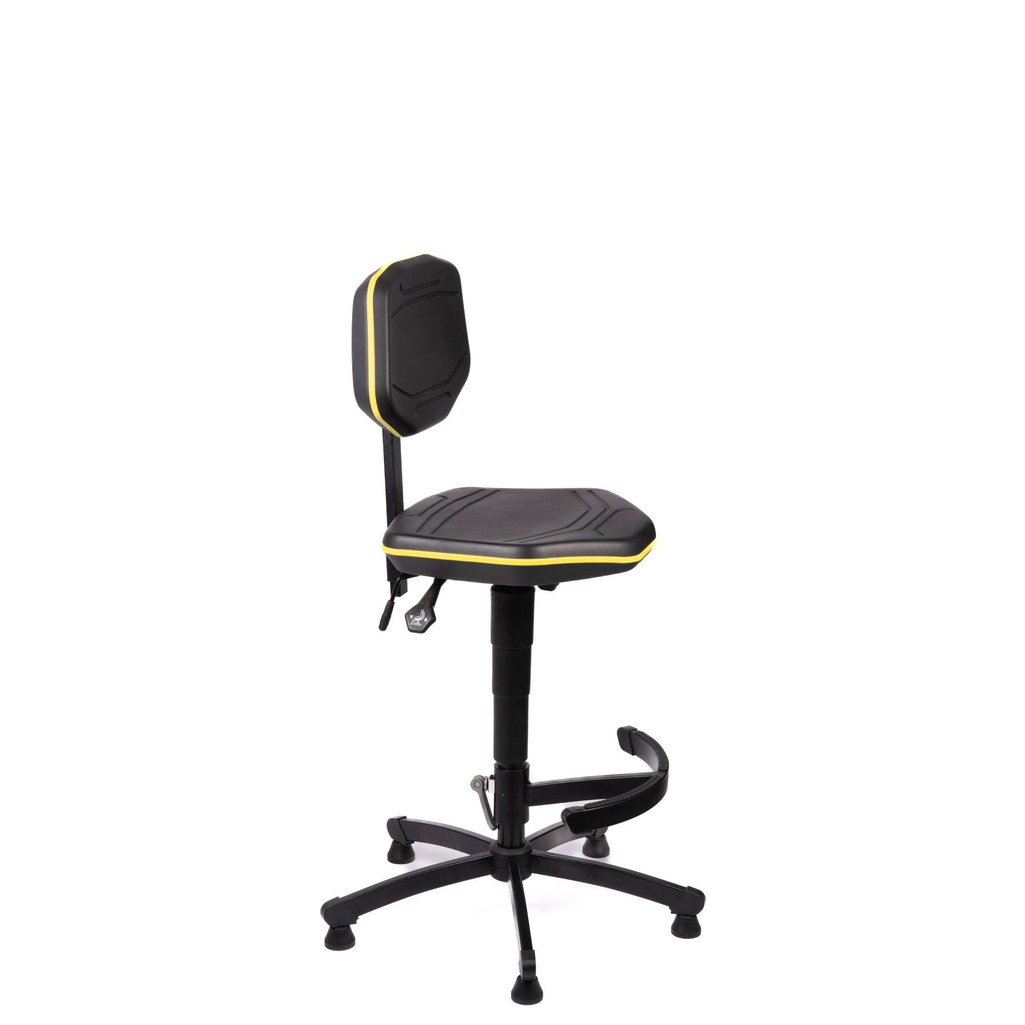 Drehstuhl W30-H-PU-FS-010201  sw/ge-0