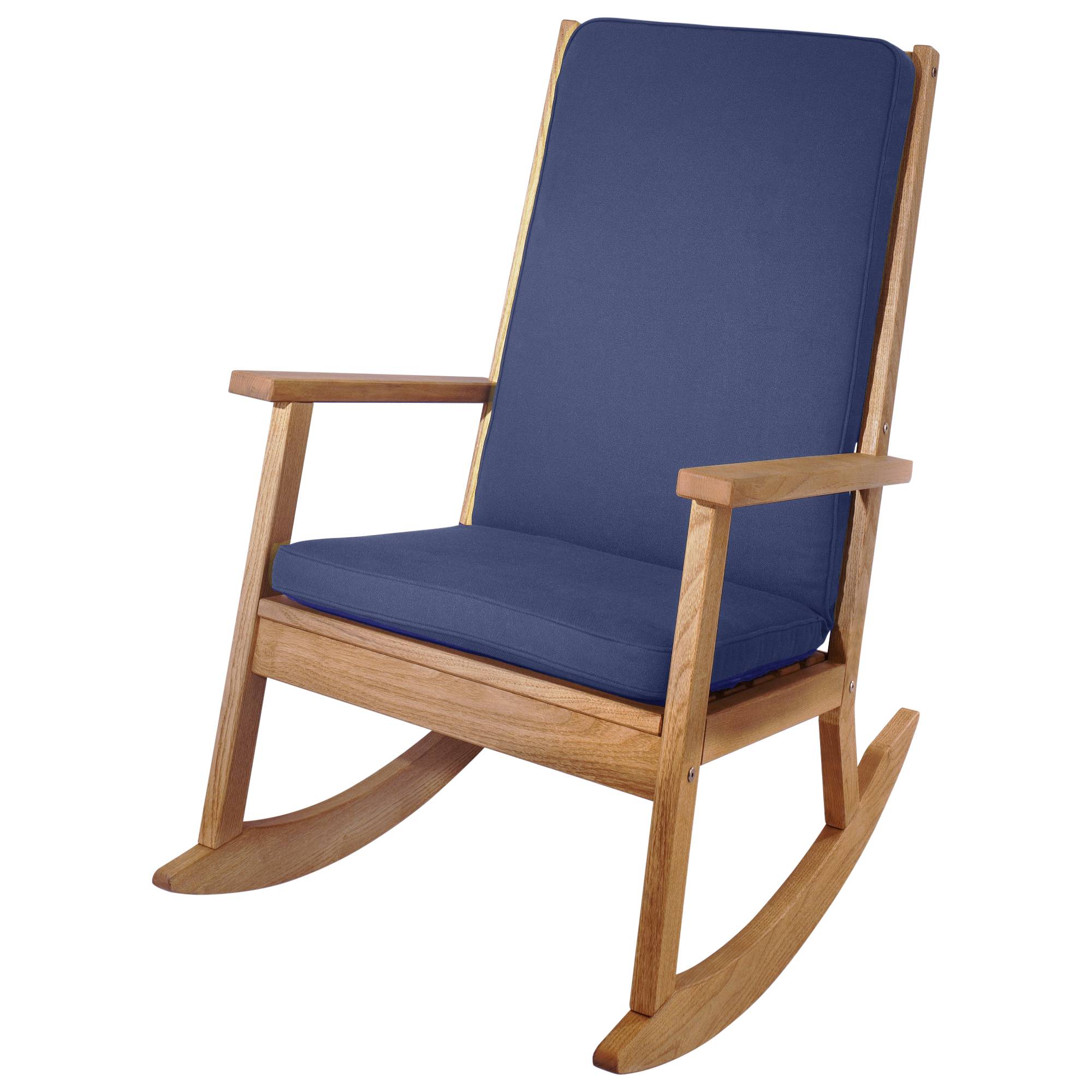 Auflage Rocker Schaukelstuhl blau-0