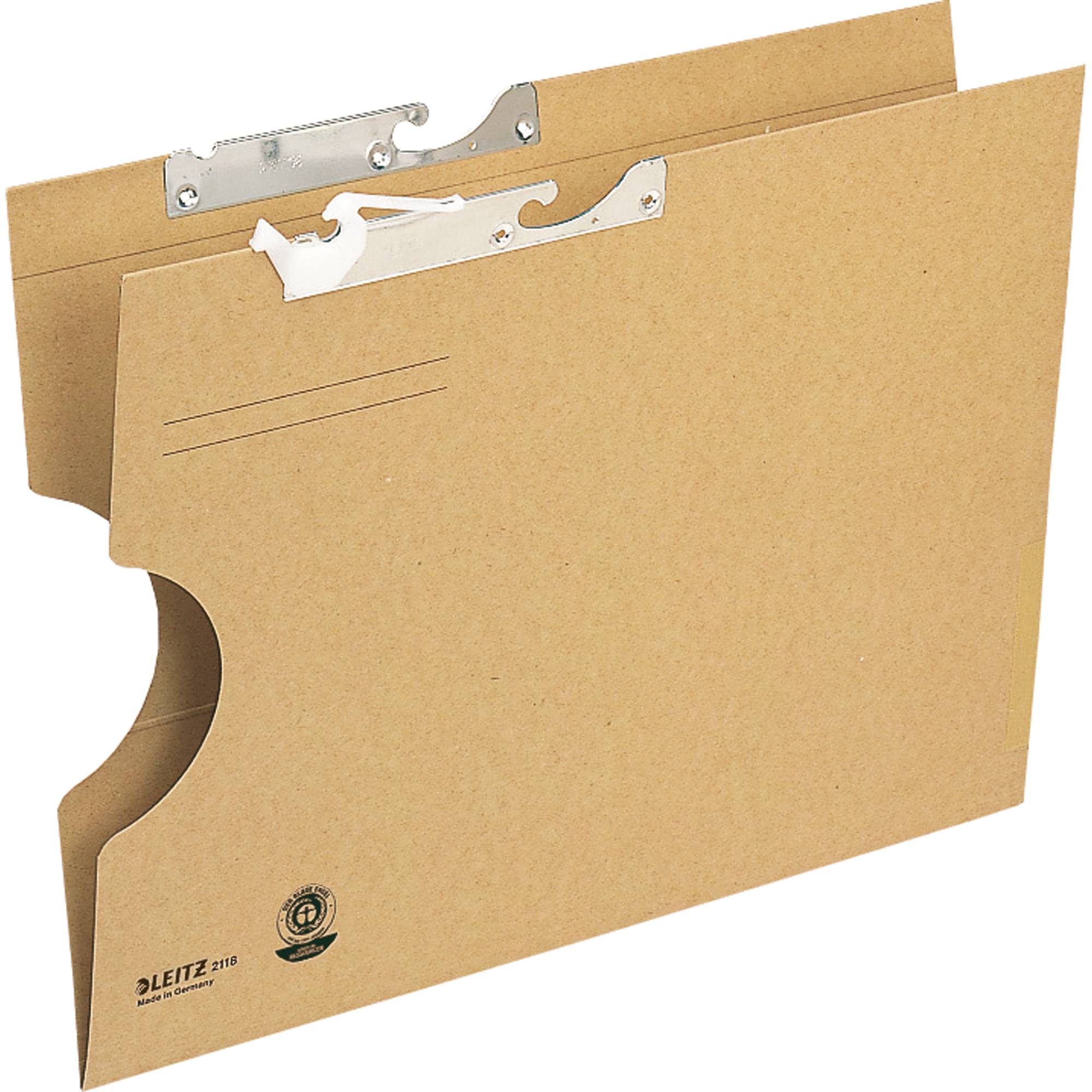 Pendelmappe extra groß 345x270mm 320g naturbraun-0