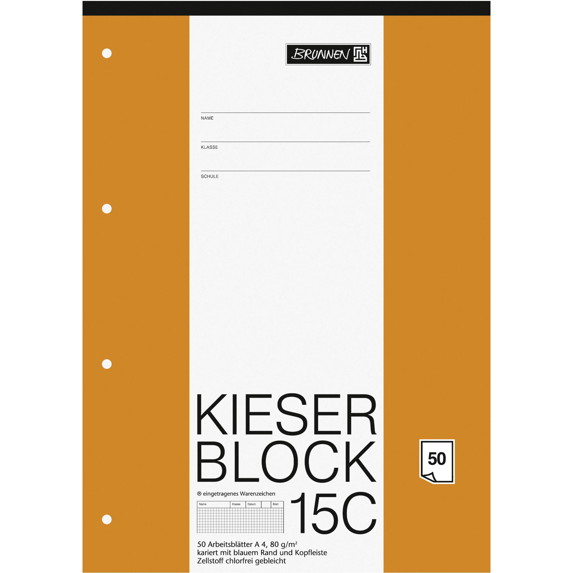 Kieserblock A4 50Bl Lin22 kar-0