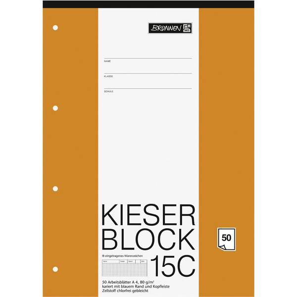 Kieserblock A4 50Bl Lin22 kar