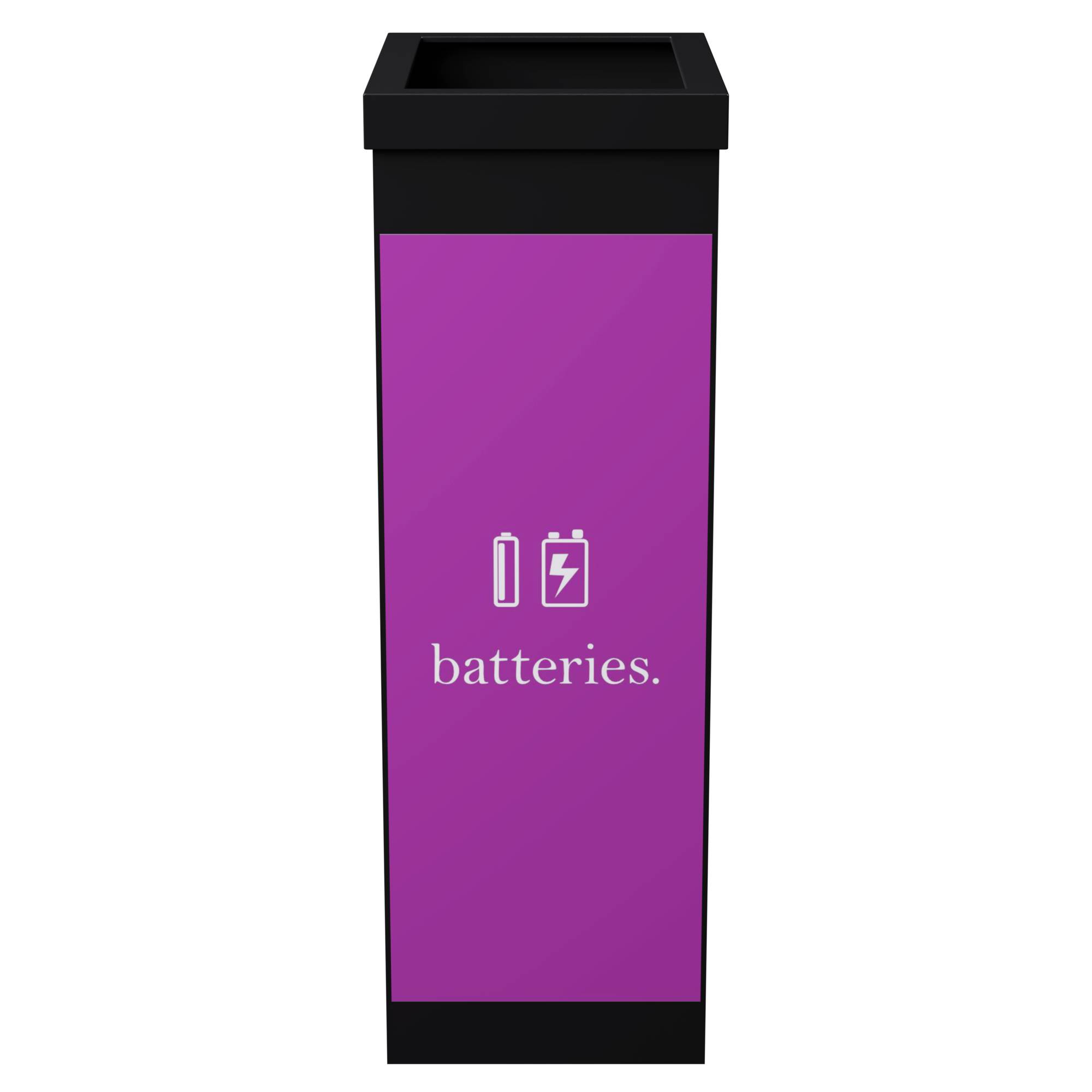 Mülltrenner Batterien 60l sw-0